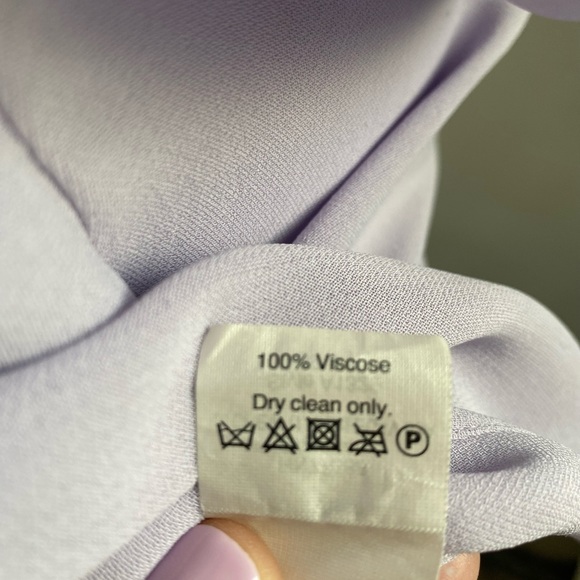 Lavender J. Crew tank blouse in size 4. Good gently used condition. - Picture 3 of 5